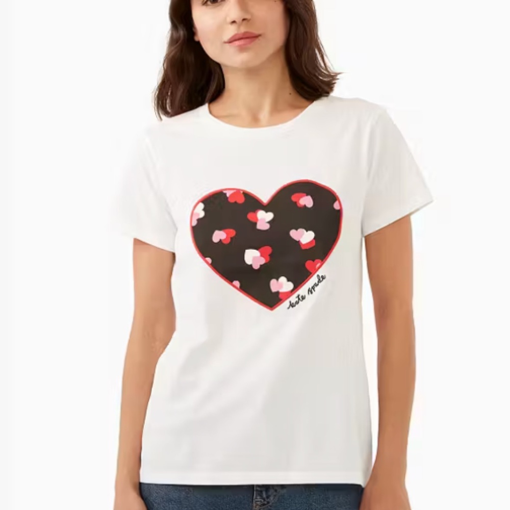 Kate Spade Flutter Hearts Tee